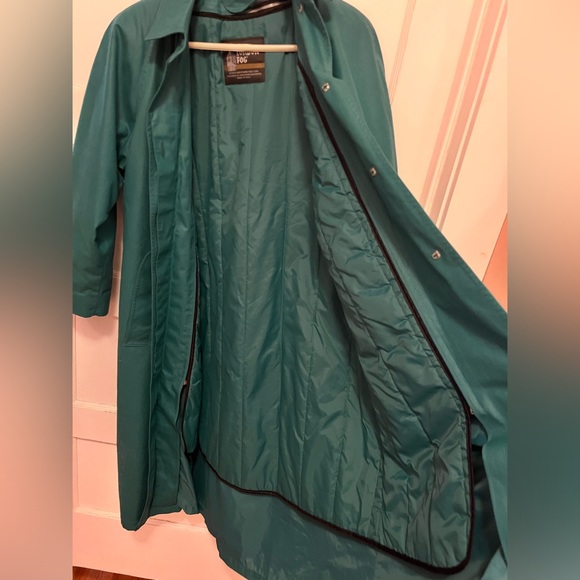 Spectacular teal vintage London Fog coat size 8P. - Picture 4 of 8